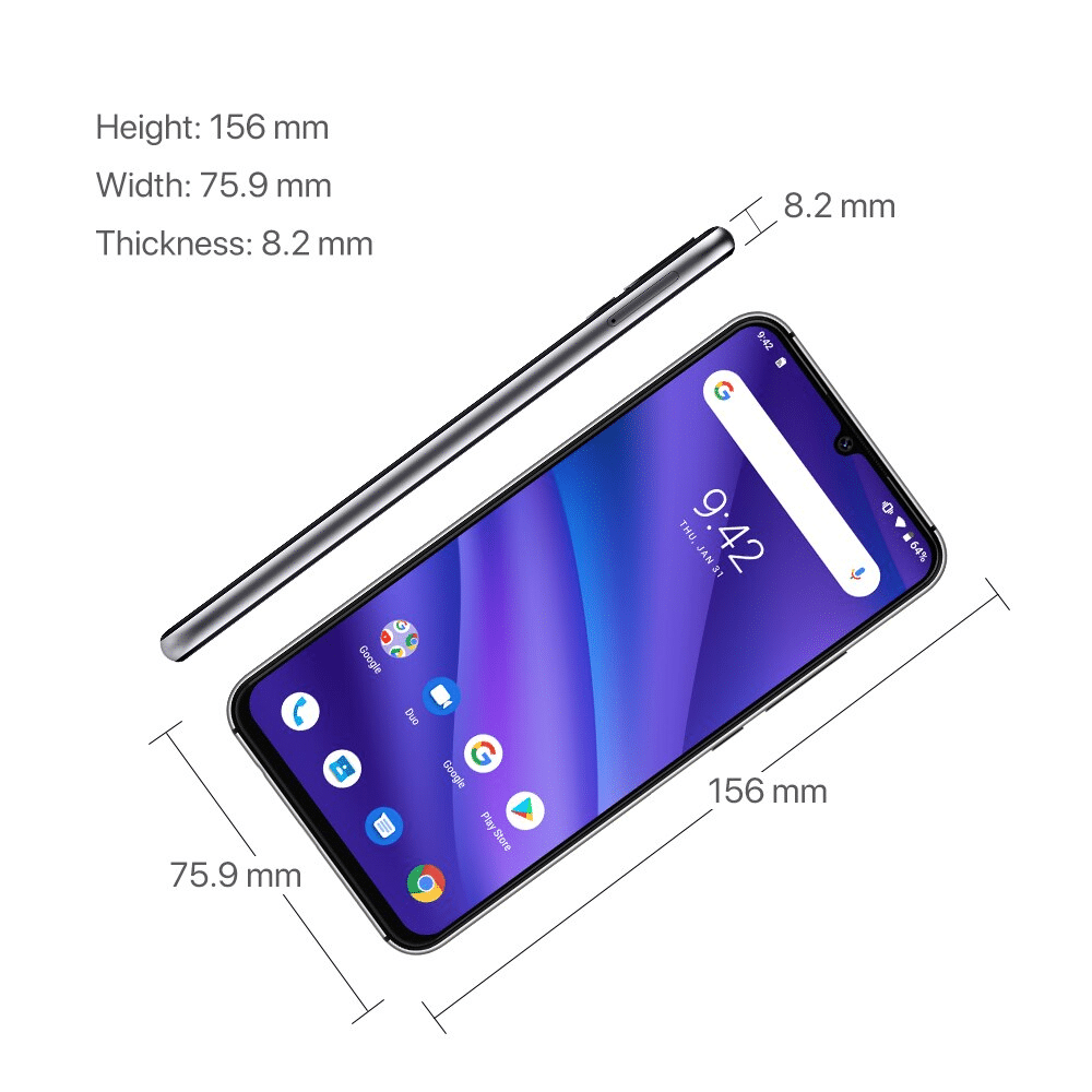 Dipos 6X Pellicola Protettiva Antiriflesso Per Umidigi A5 PRO – Opaca, Anti-impronta, Made In Germany, Taglio Laser